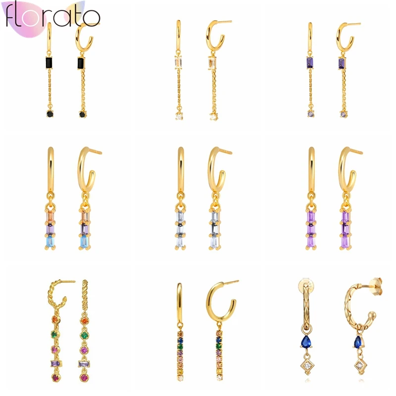 Simple white Zircon Chain Earrings for Women 925 Sterling Silver Ear Needle Gold Silver Chain Stud Earrings Fashion Jewelry
Simple white Zircon Chain Earrings for Women 925 Sterling Silver Ear Needle Gold Silver Chain Stud Earrings Fashion Jewelry