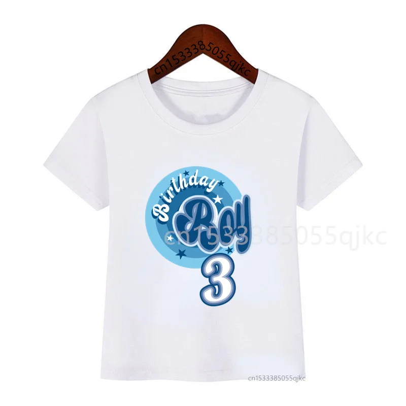 Birthday Boy Number T-Shirt Children Birthday Girl Family T Shirt White T-Shirt Baby Girls Top
Birthday Boy Number T-Shirt Children Birthday Girl Family T Shirt White T-Shirt Baby Girls Top