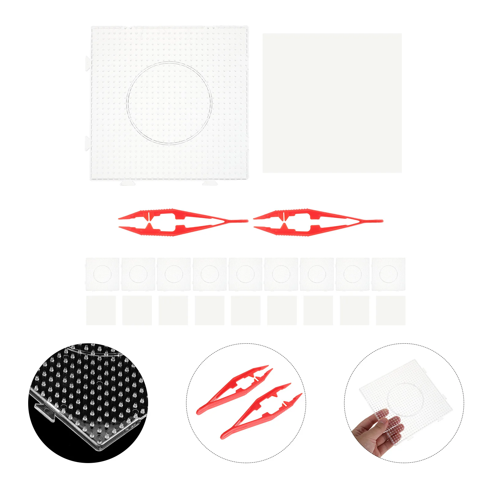 Набор из 1 комплекта: Просторная прозрачная пластиковая доска для бисера, для точного размещения, прочная, легкая, для творчества и рукоделия
Набор из 1 комплекта: Просторная прозрачная пластиковая доска для бисера, для точного размещения, прочная, легкая, для творчества и рукоделия