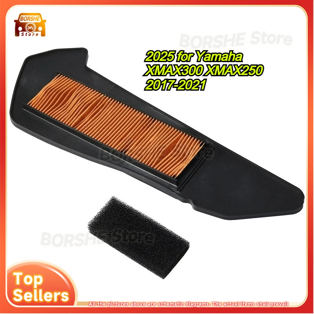 Suitable for Yamaha XMAX300 XMAX250 2017-2021 engine components, air filters, air intake cleaners, motorcycle parts
Suitable for Yamaha XMAX300 XMAX250 2017-2021 engine components, air filters, air intake cleaners, motorcycle parts