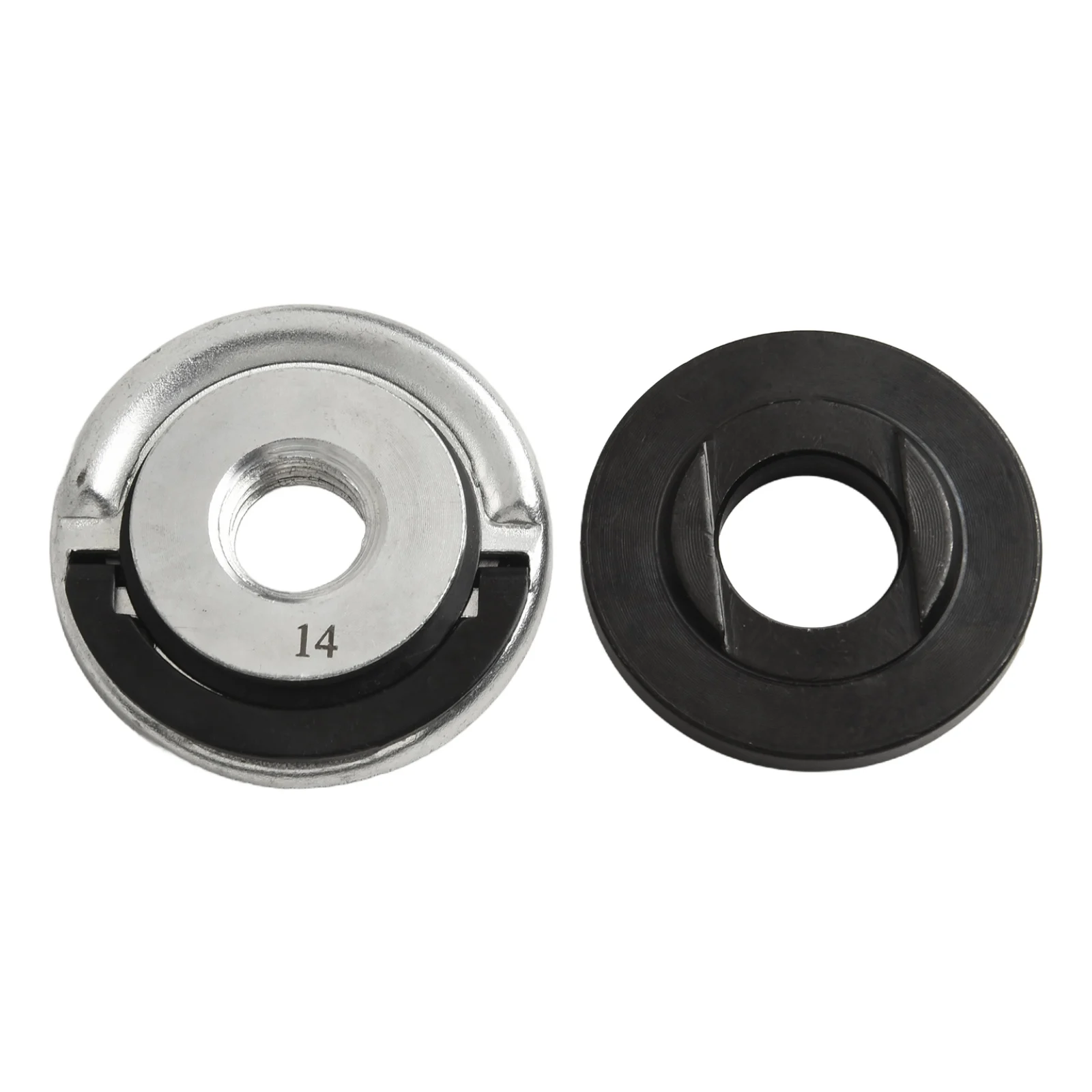 2Pcs Flange Nut Locking Plate Chuck 14mm Thread SDS Quick-release Nut Clamping Plate For Angle Grinder Accessories
2Pcs Flange Nut Locking Plate Chuck 14mm Thread SDS Quick-release Nut Clamping Plate For Angle Grinder Accessories