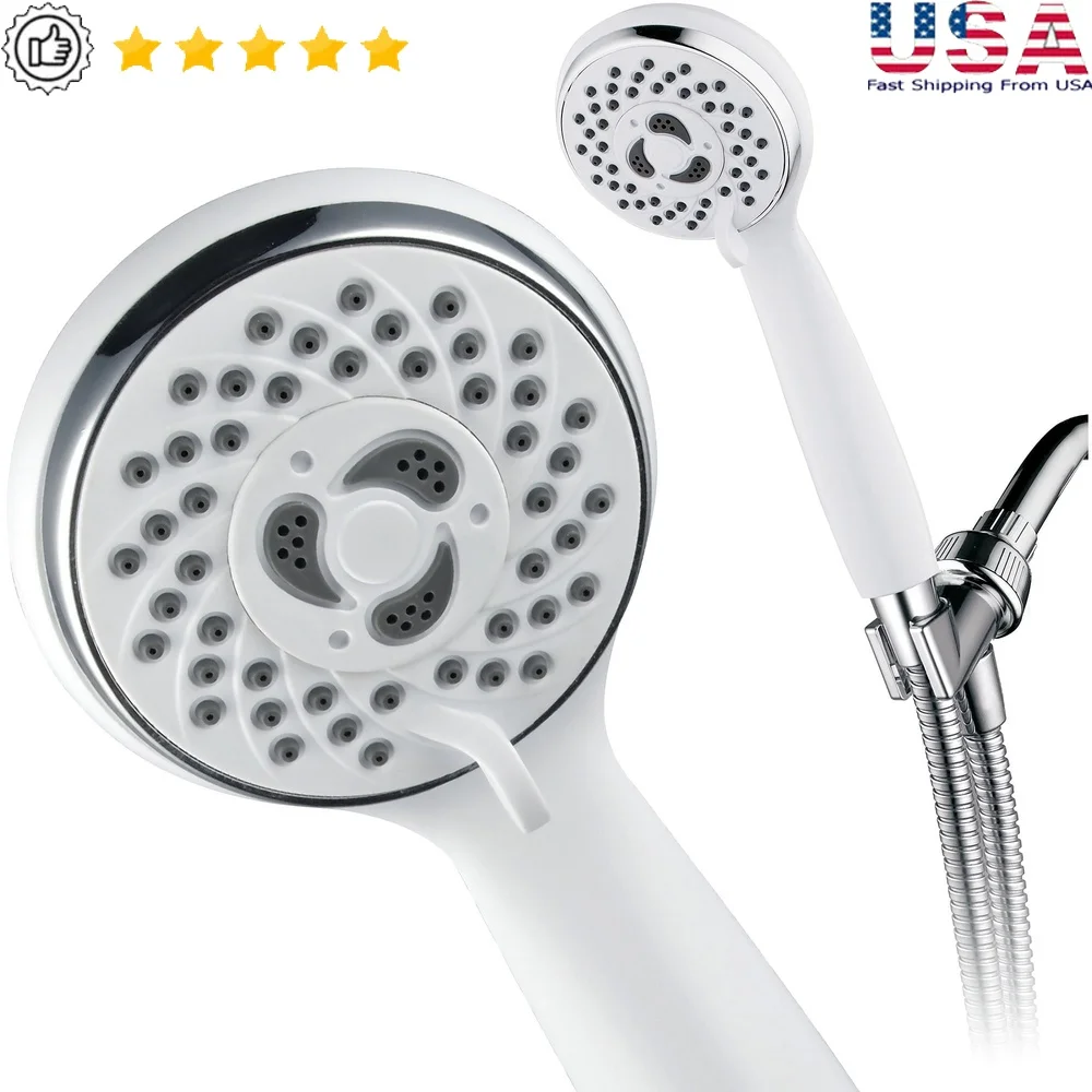 Deluxe Hand Shower with 4 Settings High Power Precision Dial Rubber Jets Adjustable Bracket Easy Installation Compact Design
Deluxe Hand Shower with 4 Settings High Power Precision Dial Rubber Jets Adjustable Bracket Easy Installation Compact Design
