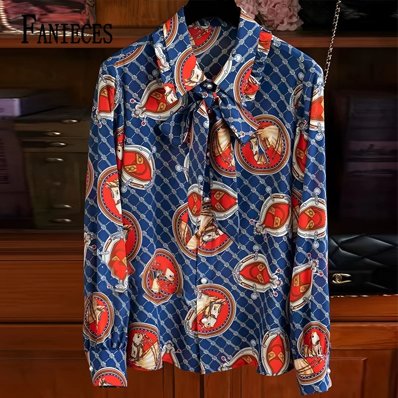 FANIECES Vintage Luxury Women Shirt Spring Summer Long Sleeve Lapel Slim Blouse Brand Female Shirt Elegant Office Lady Top Blusa
FANIECES Vintage Luxury Women Shirt Spring Summer Long Sleeve Lapel Slim Blouse Brand Female Shirt Elegant Office Lady Top Blusa