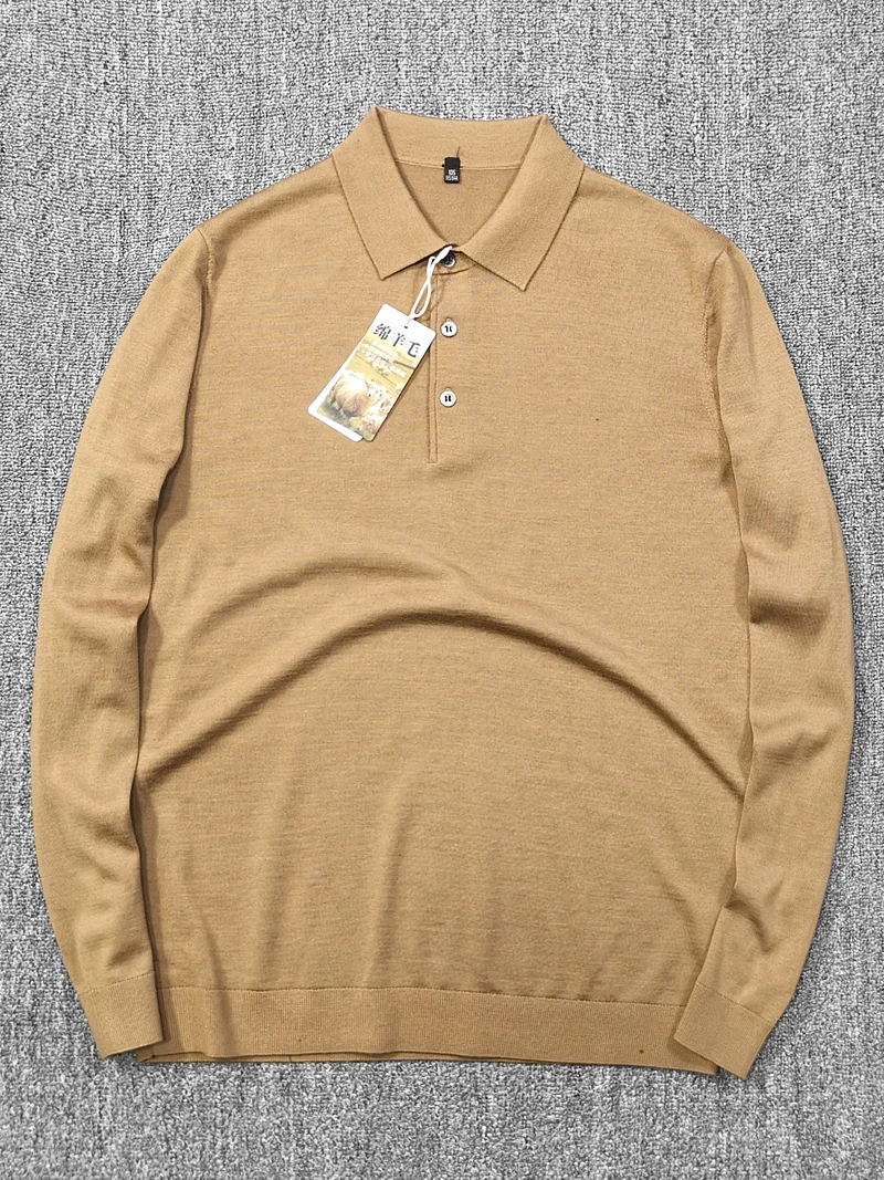 6-Needle Knitted Long Sve T-irt Wool Casual irt for Men Autumn Winter Busin Casual Stand Fit round Ne Si...
6-Needle Knitted Long Sve T-irt Wool Casual irt for Men Autumn Winter Busin Casual Stand Fit round Ne Si...