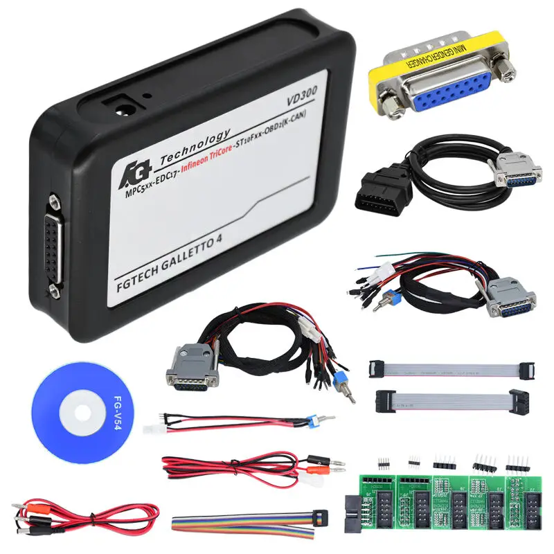 2024 Newest VD300 V54 FGTech Galletto 4 Master BDM-TriCore-OBD FG Tech ECU Programmer
2024 Newest VD300 V54 FGTech Galletto 4 Master BDM-TriCore-OBD FG Tech ECU Programmer