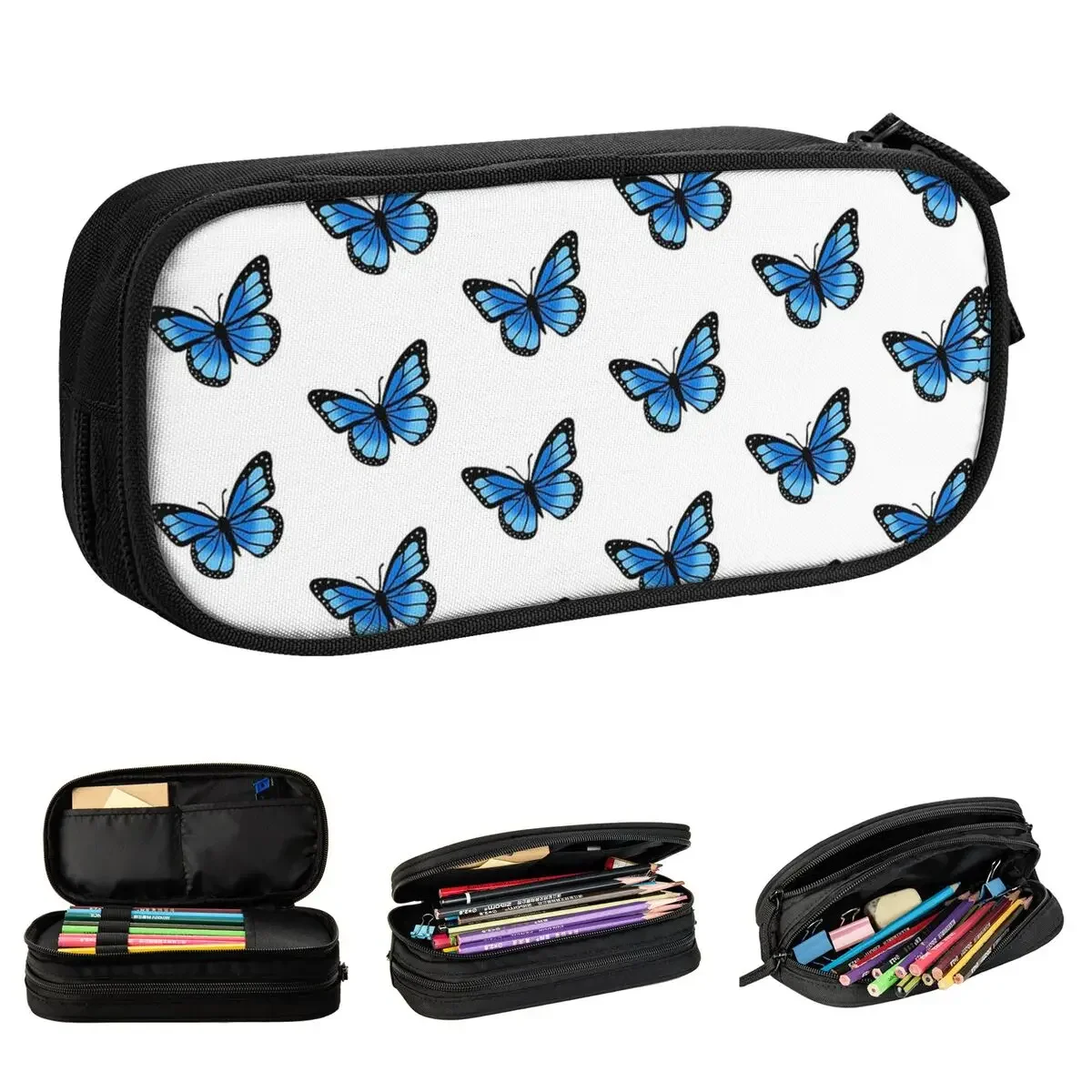 Blue Pencil Case Pen Box Bag Kids Large Storage Students School Zipper Pencilcases
Blue Pencil Case Pen Box Bag Kids Large Storage Students School Zipper Pencilcases