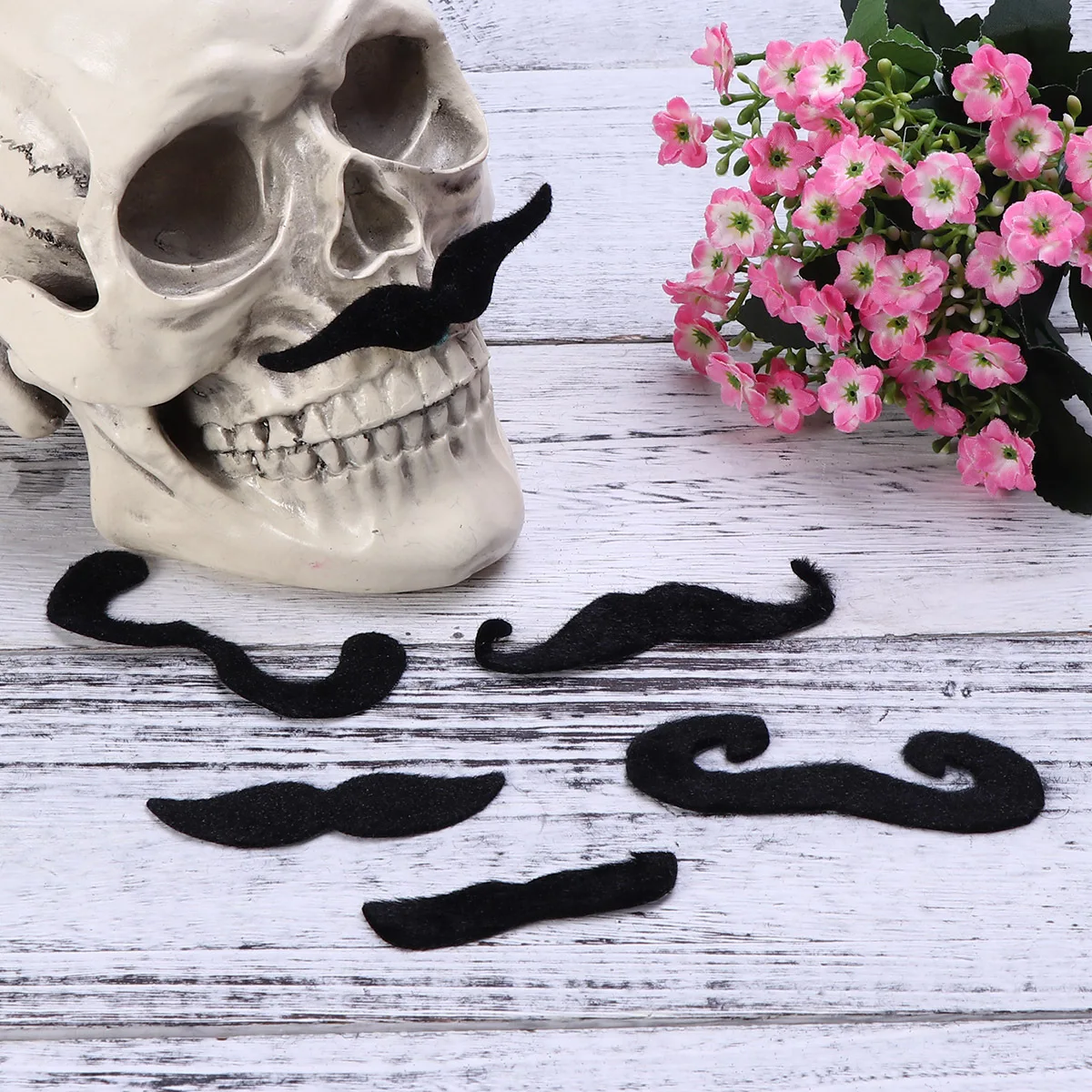 6Pcs Fake Beard Set Black Adhesive Mustache Halloween Party Costume Natural Look Easy Wear Facial Hair Fake Beard
6Pcs Fake Beard Set Black Adhesive Mustache Halloween Party Costume Natural Look Easy Wear Facial Hair Fake Beard