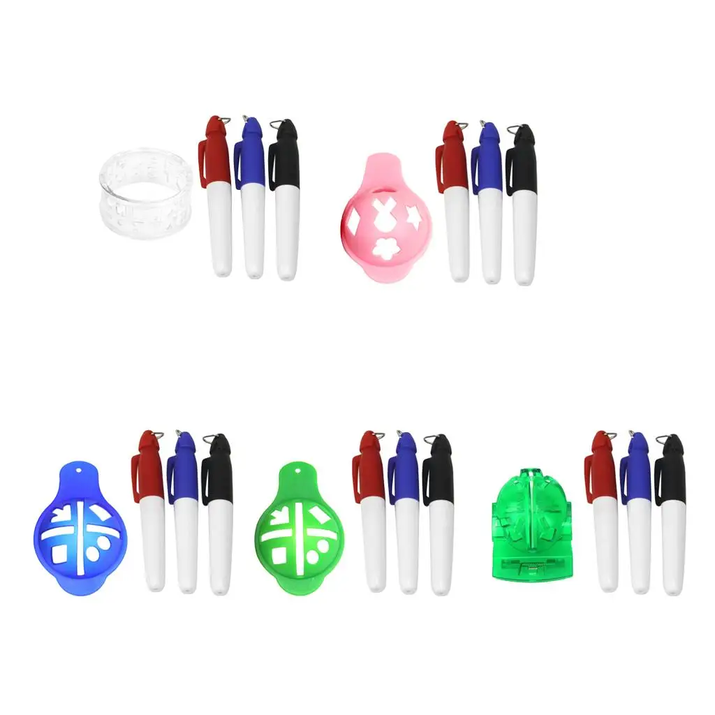 Маркер линии мяча для гольфа, пластиковый инструмент для выравнивания, многошаблотный трафарет для аксессуаров для гольфа, помощь для разметки
Маркер линии мяча для гольфа, пластиковый инструмент для выравнивания, многошаблотный трафарет для аксессуаров для гольфа, помощь для разметки