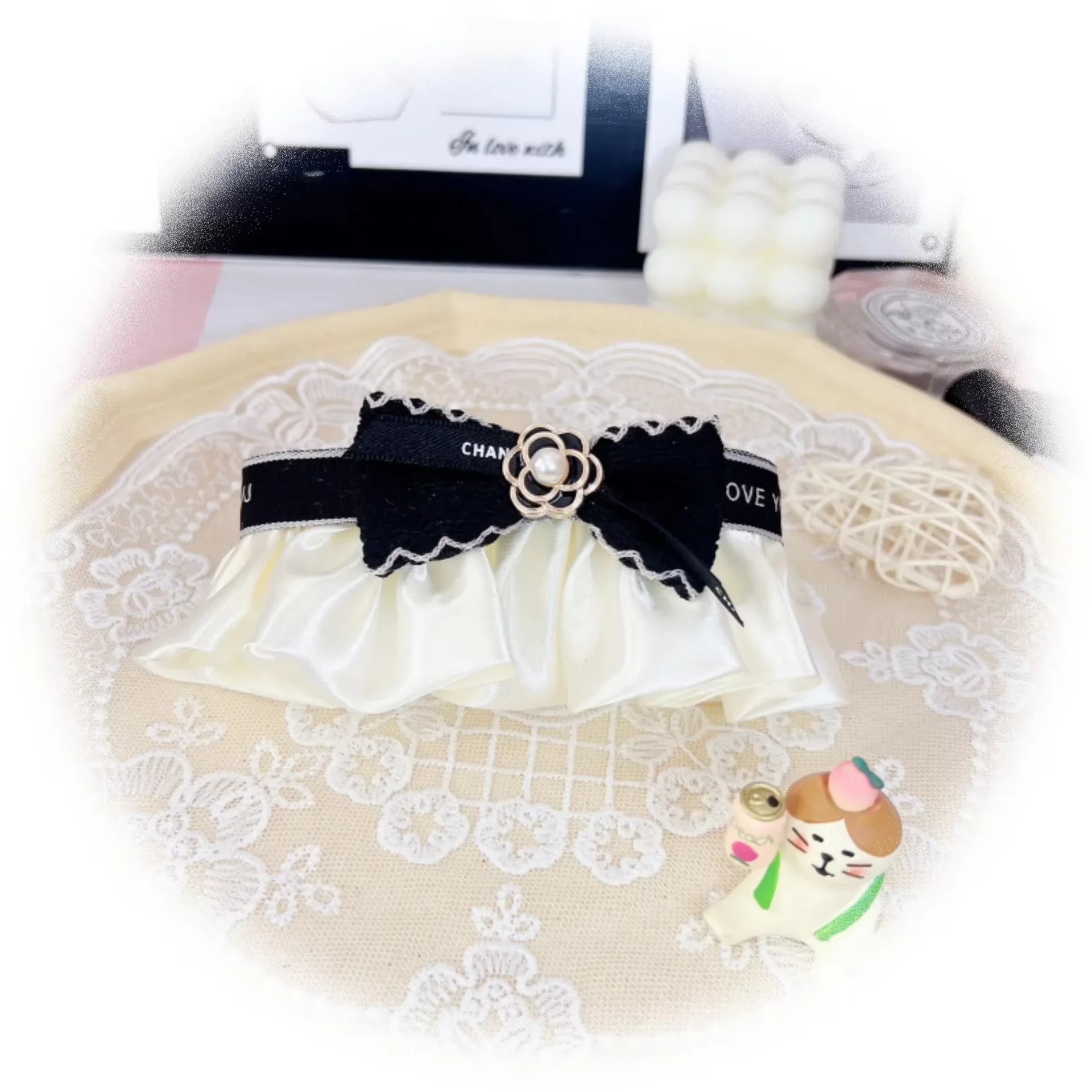 Cat collar drool bib waterproof Black Beige bowknot handmade special party Perfect Pet Costume Accessory accesorios para gatos
Cat collar drool bib waterproof Black Beige bowknot handmade special party Perfect Pet Costume Accessory accesorios para gatos
