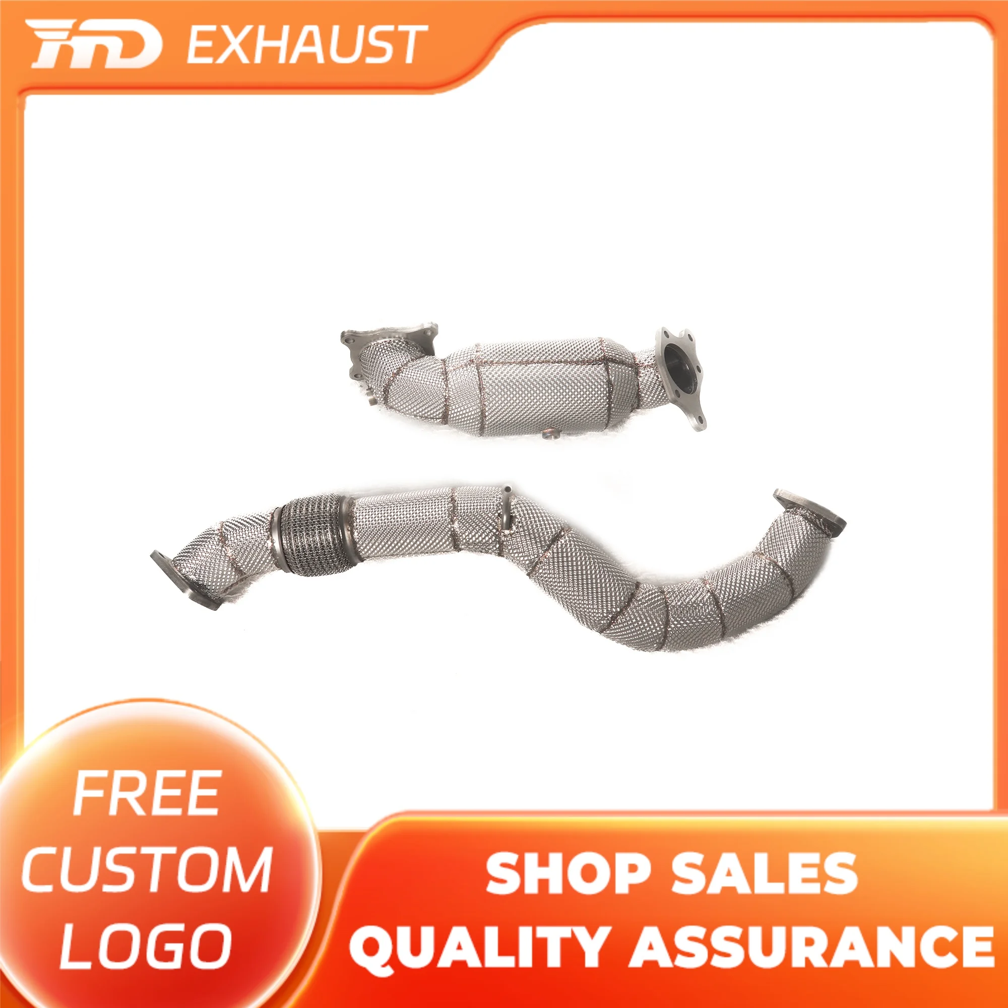 HMD Stainless steel Exhaust System High Flow Downpipe Front tube for Honda Civic Type R FL5 2.0T With Heat Shield Secondry Pipe
HMD Stainless steel Exhaust System High Flow Downpipe Front tube for Honda Civic Type R FL5 2.0T With Heat Shield Secondry Pipe