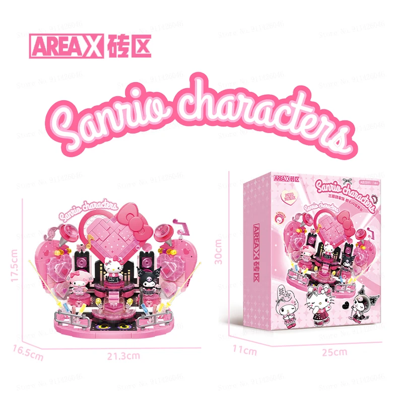 Areax Sanrio Characters Sweet Heart Shining Stage Building Blocks Blind Box Assembly Construction Toys Cute Hello Kitty Kid Gift
Areax Sanrio Characters Sweet Heart Shining Stage Building Blocks Blind Box Assembly Construction Toys Cute Hello Kitty Kid Gift