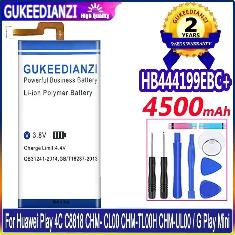 HB444199EBC + 4500 мАч для Huawei Play 4C C8818 Chm- CL00 Chm-TL00H Chm-UL00 G Мини-аккумулятор для мобильного телефона сейф
HB444199EBC + 4500 мАч для Huawei Play 4C C8818 Chm- CL00 Chm-TL00H Chm-UL00 G Мини-аккумулятор для мобильного телефона сейф