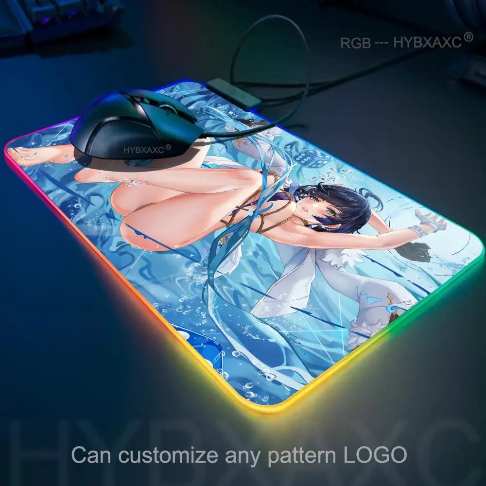 Genshin Impact Mouse Pad Yelan Mouse Pad RGB Gaming Mouse Pad Desk Mat HD Gamer Large LED Light XXL MousePads PC Computer Carpet
Genshin Impact Mouse Pad Yelan Mouse Pad RGB Gaming Mouse Pad Desk Mat HD Gamer Large LED Light XXL MousePads PC Computer Carpet