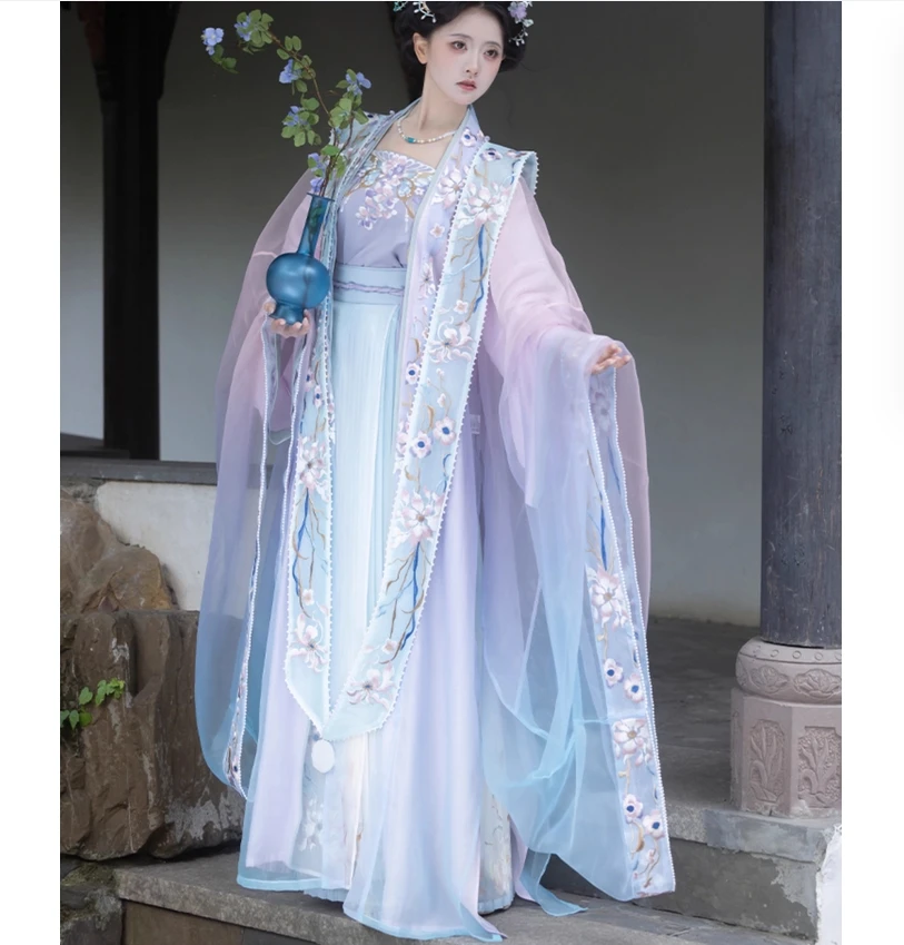 Original Song Dynasty Hanfu Women's Heavy Industry Embroidered Big Sleeves, National Style, Xialuo, Exquisite Hanfu Women
Original Song Dynasty Hanfu Women's Heavy Industry Embroidered Big Sleeves, National Style, Xialuo, Exquisite Hanfu Women