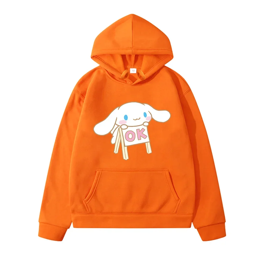 Cinnamoroll Sanrio"ok Ok" Children Hoodies Sweatshirt Kawaii Girls and Boys Clothing Cartoon Print Long Sleeve with Hooded Tops
Cinnamoroll Sanrio"ok Ok" Children Hoodies Sweatshirt Kawaii Girls and Boys Clothing Cartoon Print Long Sleeve with Hooded Tops