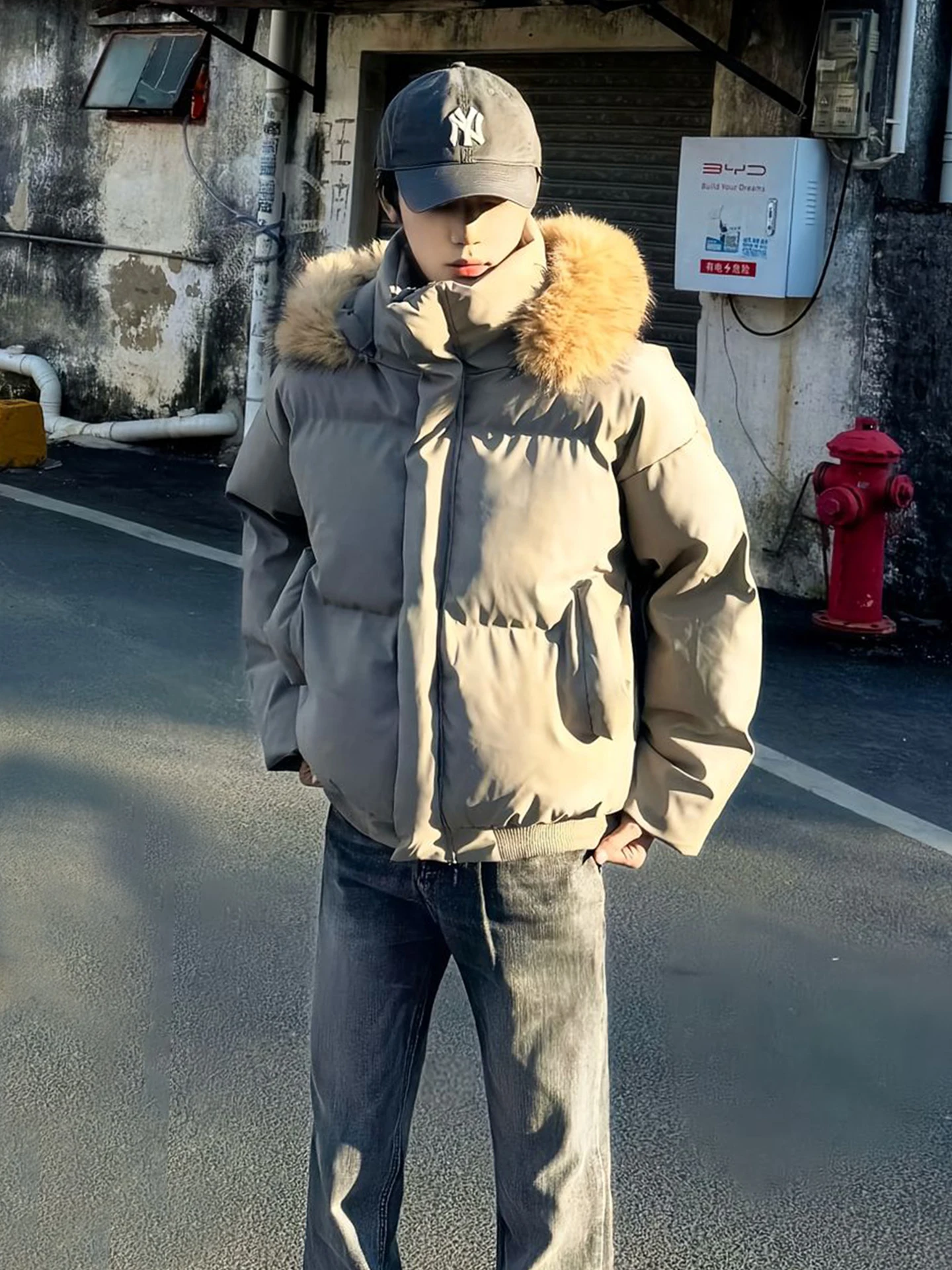 Detachable Fur Collar ort Men's down Jaet Thiened American Sle Parka Cotton Coat Warmth Cold Resistant Youth Faion
Detachable Fur Collar ort Men's down Jaet Thiened American Sle Parka Cotton Coat Warmth Cold Resistant Youth Faion