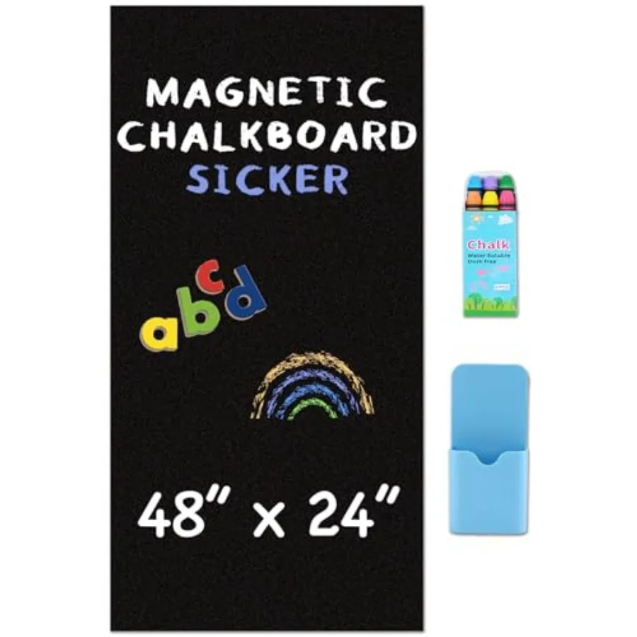 Magnetic Wallpaper Peel and Stick 48" x 24", Self-Adhesive Contact Paper with Starter Kit - Ideal for Playroom Home Classroom
Magnetic Wallpaper Peel and Stick 48" x 24", Self-Adhesive Contact Paper with Starter Kit - Ideal for Playroom Home Classroom