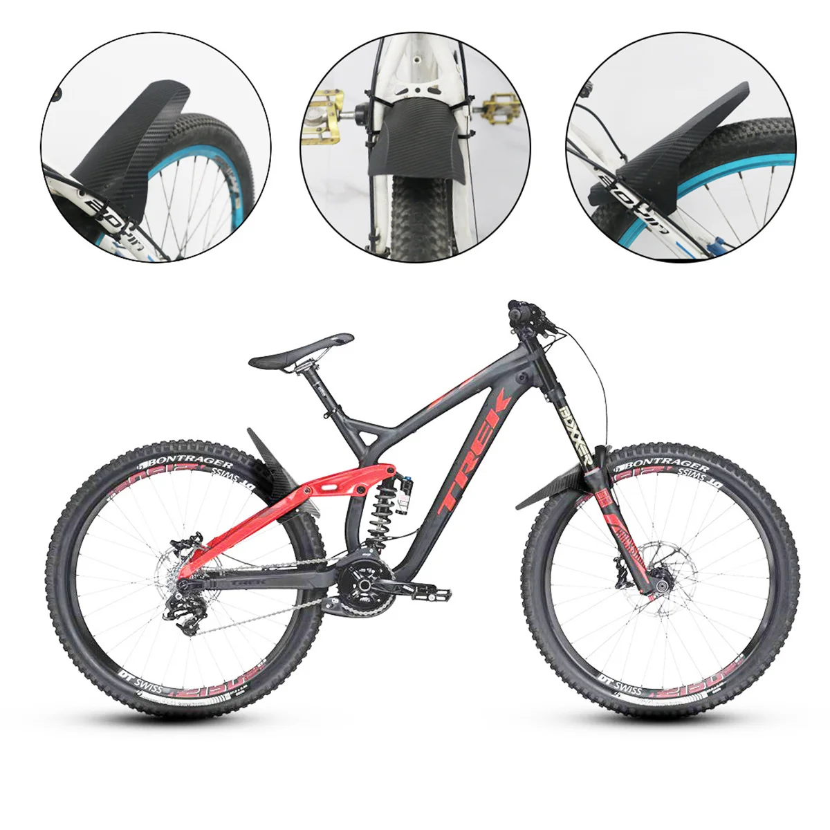 Bike Mudguard Set Universal 3D Flexible Front Rear Dirt Guard For Road Mountain Bicycle Rain Muck Protection Cycling
Bike Mudguard Set Universal 3D Flexible Front Rear Dirt Guard For Road Mountain Bicycle Rain Muck Protection Cycling