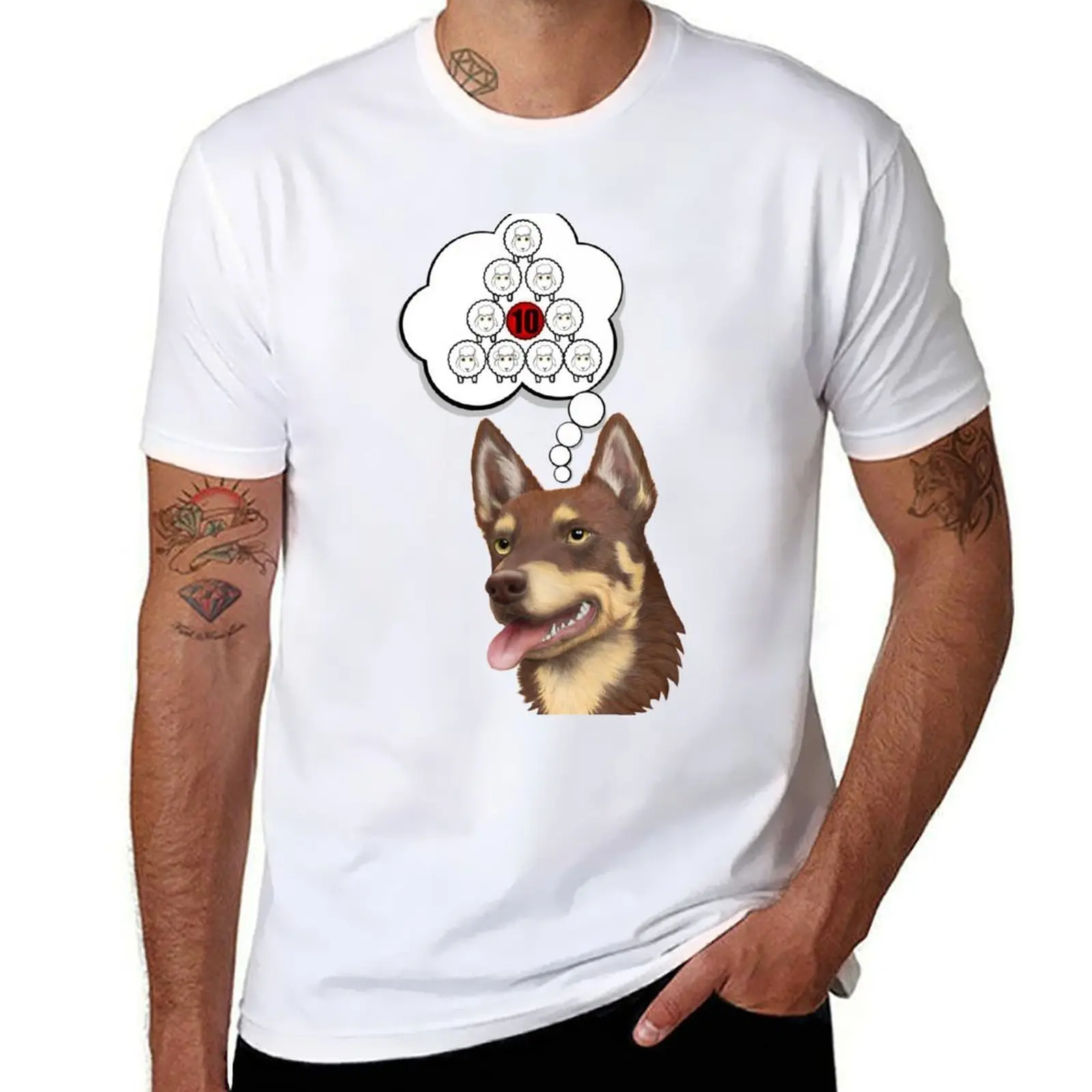 Kelpie rounded up the 10 sheep T-Shirt t shirt man designer man t shirt heavy cotton T-Shirt
Kelpie rounded up the 10 sheep T-Shirt t shirt man designer man t shirt heavy cotton T-Shirt