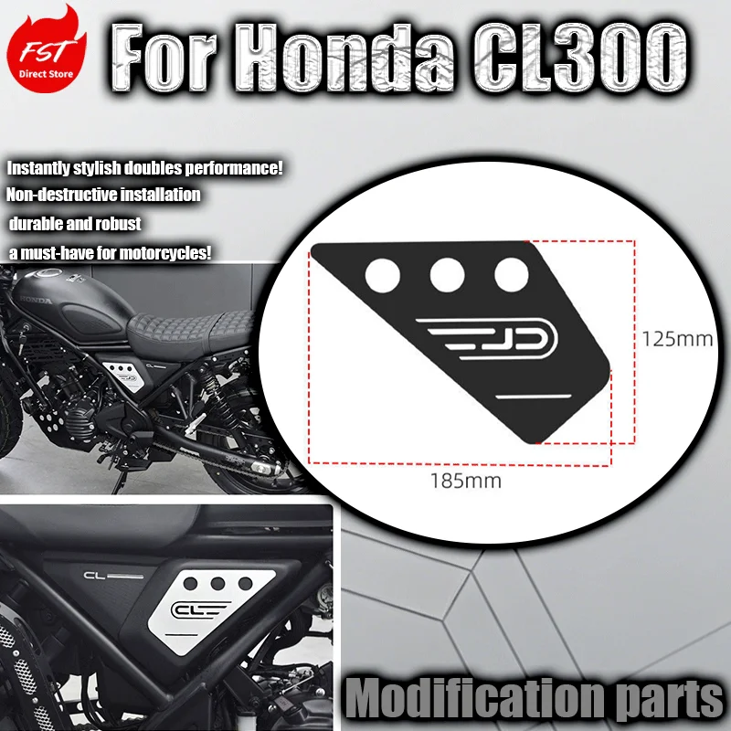 For honda CL300 battery cover decorative piece, left and right side aluminum alloy seat cover accessories
For honda CL300 battery cover decorative piece, left and right side aluminum alloy seat cover accessories
