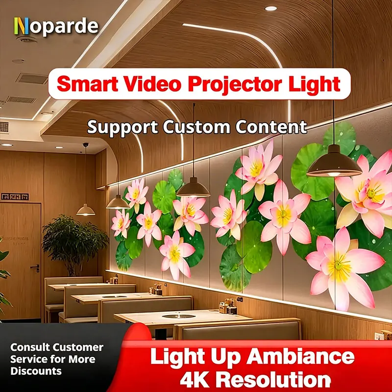 3D Dynamic Ambiance Projector Light - Custom Video Pattern Projection Lamp for Ground Wall Storefront Decor
3D Dynamic Ambiance Projector Light - Custom Video Pattern Projection Lamp for Ground Wall Storefront Decor