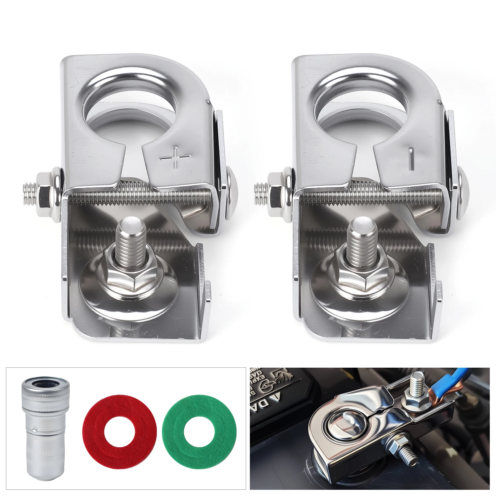 926-879 разъемы автомобильного аккумулятора и очиститель клемм, положительные отрицательные зажимы для Ford Fusion Taurus Flex Lincoln MKX MKZ
926-879 разъемы автомобильного аккумулятора и очиститель клемм, положительные отрицательные зажимы для Ford Fusion Taurus Flex Lincoln MKX MKZ