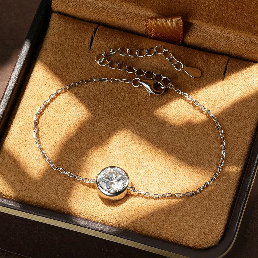HORRIPAL Circle/Oval Moissanite Bracelets For Women S925 sterling Silver GRA Certified High Quality Party Classic Fine Jewelry
HORRIPAL Circle/Oval Moissanite Bracelets For Women S925 sterling Silver GRA Certified High Quality Party Classic Fine Jewelry
