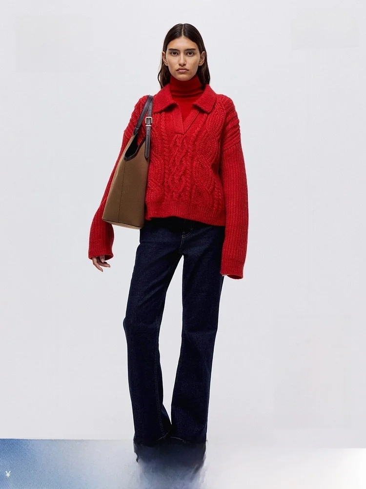 Красный вязаный свитер HM, женский весенний 2026, подходящий крой с воротником, вязаный, повседневный, из полиэстера, акрила, нейлона
Красный вязаный свитер HM, женский весенний 2026, подходящий крой с воротником, вязаный, повседневный, из полиэстера, акрила, нейлона