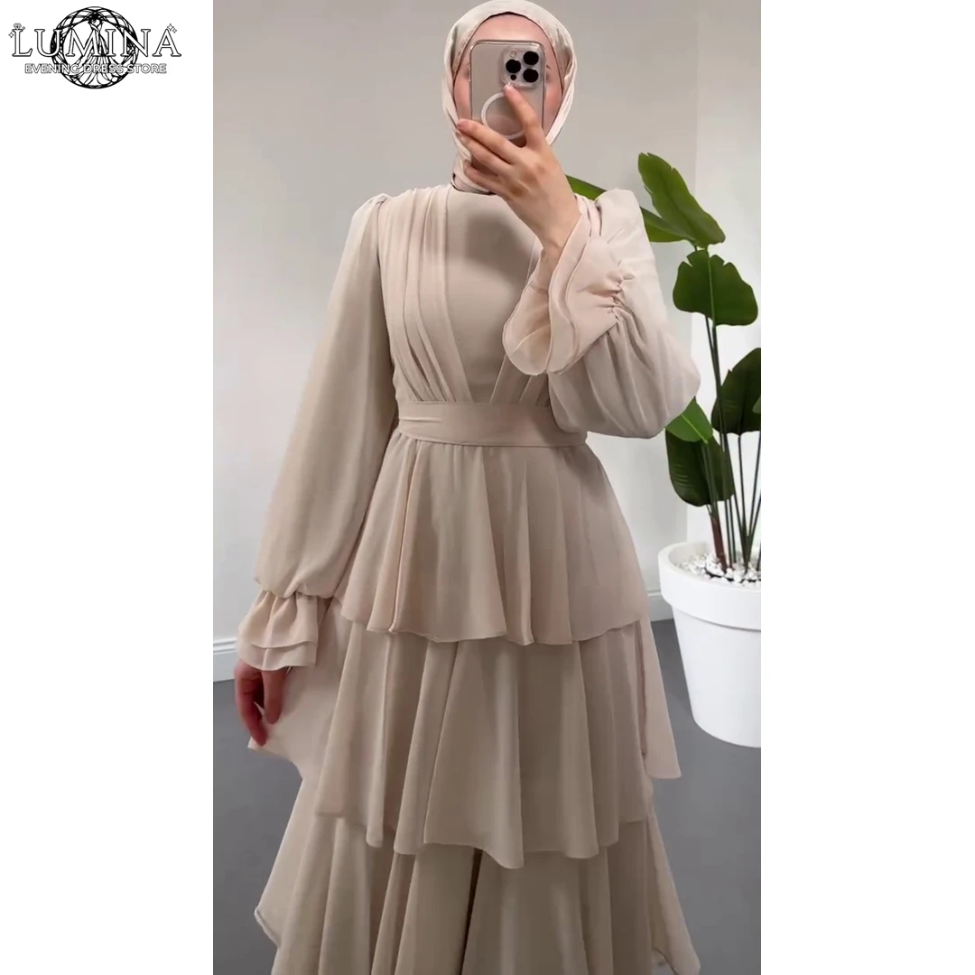 Lumina A Word 2026 Prom Dresses Luxury Women's Elegant Party Dress Round Neck Long Sleeve Champagne Custom Made Ball Gown Woman
Lumina A Word 2026 Prom Dresses Luxury Women's Elegant Party Dress Round Neck Long Sleeve Champagne Custom Made Ball Gown Woman