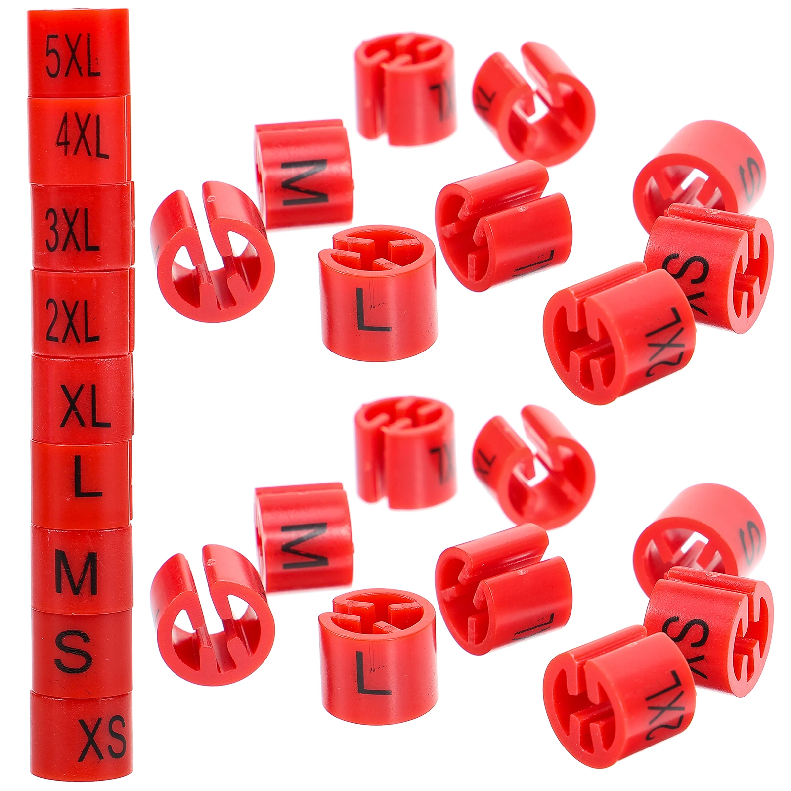 180 pcs Plastic Clothes Hanger Size Marker Tags Coding Garment Hanger Size Tags For Clothing Store Organization
180 pcs Plastic Clothes Hanger Size Marker Tags Coding Garment Hanger Size Tags For Clothing Store Organization