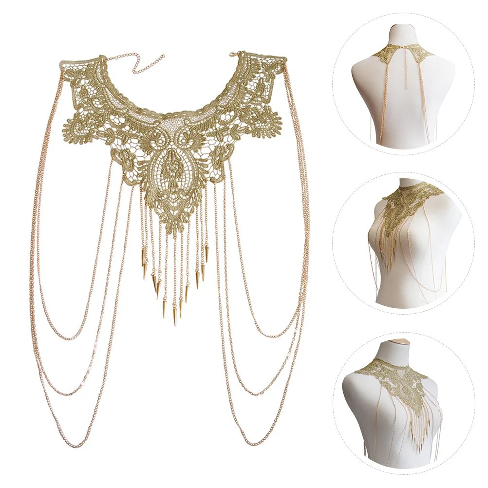 Body Chain Creative Shiny Necklace Decorative Delicate Exaggerated Elegant Good Texture
Body Chain Creative Shiny Necklace Decorative Delicate Exaggerated Elegant Good Texture