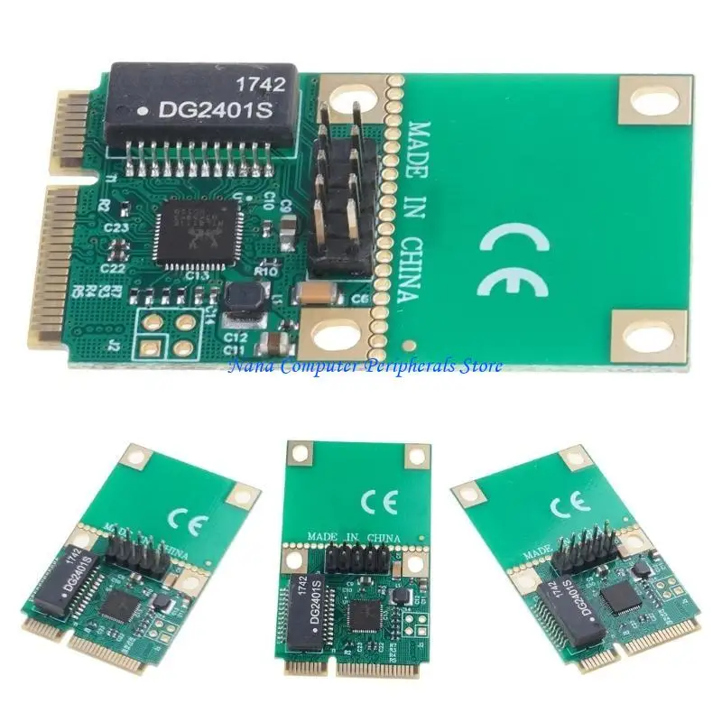 F68C Portable Mini PciE to Gigabit Card 1000base-T Ethernet Controller Cards
F68C Portable Mini PciE to Gigabit Card 1000base-T Ethernet Controller Cards