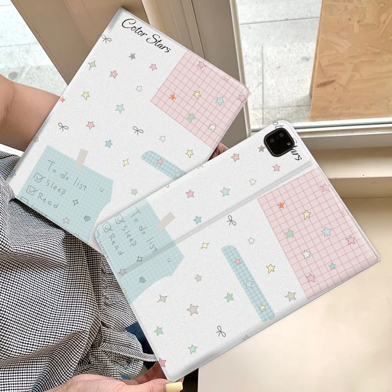 Чехол для планшета с разноцветными звездами для iPad Pro 10/11 дюймов 2020/6-го/7-го/8-го поколения/Air 3-го/Air 4-го/9-го поколения/Air 5-го поколения 2022/Air 11
Чехол для планшета с разноцветными звездами для iPad Pro 10/11 дюймов 2020/6-го/7-го/8-го поколения/Air 3-го/Air 4-го/9-го поколения/Air 5-го поколения 2022/Air 11