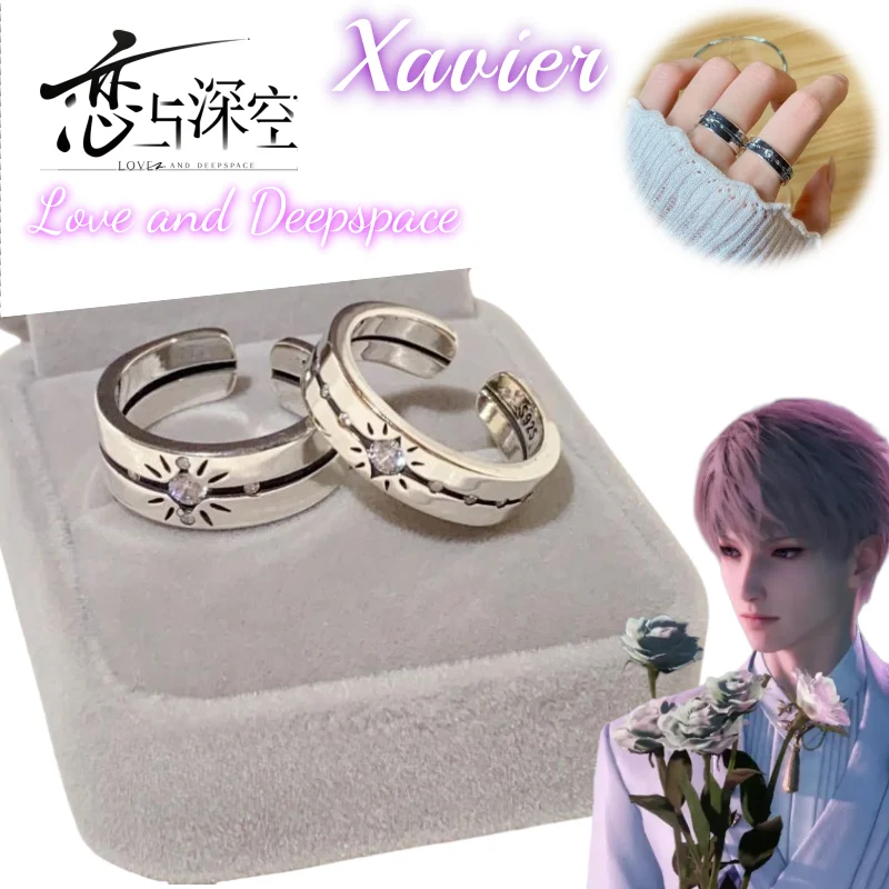 Love and Deepspace Xavier Anime PeripheralsExquisite Creative Pair RingsPersonalitySimple Couple Rings AccessoriesHoliday Gifts
Love and Deepspace Xavier Anime PeripheralsExquisite Creative Pair RingsPersonalitySimple Couple Rings AccessoriesHoliday Gifts