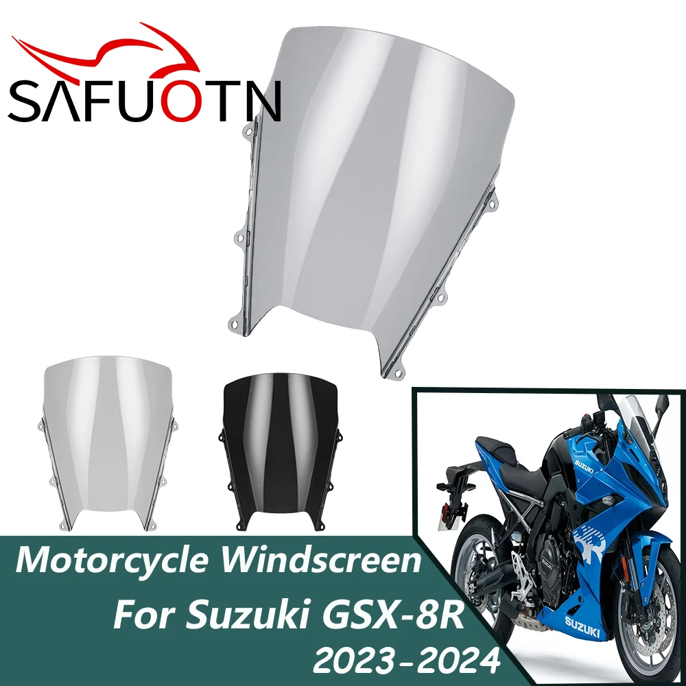 For GSX8R Windshield Shield Windscreen for Suzuki GSX-8R 2023-2024 GSX 8R Motorcycle Wind Deflector Accessories
For GSX8R Windshield Shield Windscreen for Suzuki GSX-8R 2023-2024 GSX 8R Motorcycle Wind Deflector Accessories