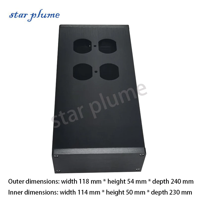 118*54*240mm JR118 Aluminum Alloy Power Amplifier Case Accessories American Standard Power Filter Case Power Amplifier Chassis
118*54*240mm JR118 Aluminum Alloy Power Amplifier Case Accessories American Standard Power Filter Case Power Amplifier Chassis