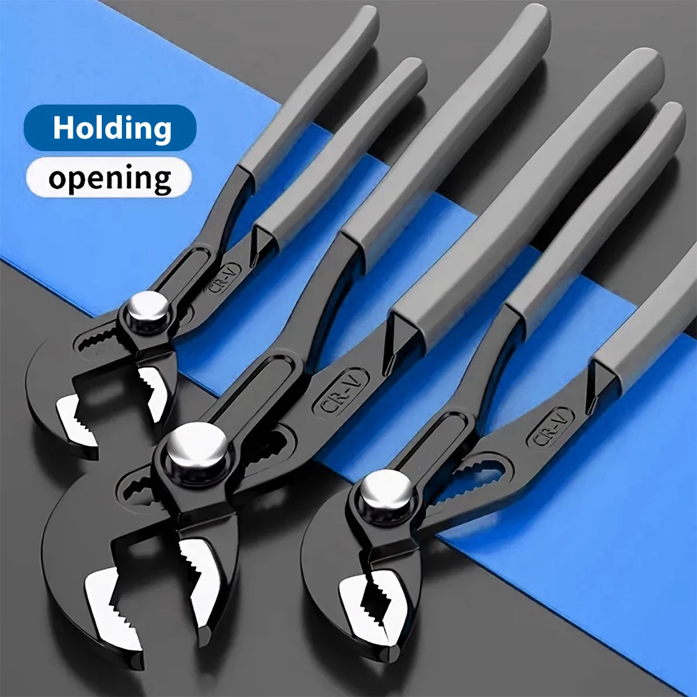 Quick-Release Multi-Function Water Pipe Pliers – Adjustable Plumbing Wrench Clamp Tool for Household Use LK-AA409
Quick-Release Multi-Function Water Pipe Pliers – Adjustable Plumbing Wrench Clamp Tool for Household Use LK-AA409