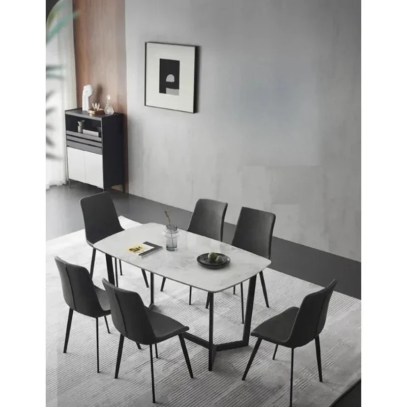 Modern simple glass household rectangular small apartment dining table
Modern simple glass household rectangular small apartment dining table