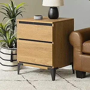 ern Wood RecSide End Table Living Room Storage Small End Table, 2 Der, English Oak
ern Wood RecSide End Table Living Room Storage Small End Table, 2 Der, English Oak