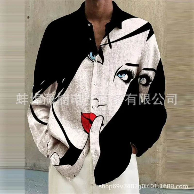 Men's Spring Fashion Casual Fashion Printed Men's Shirt
Men's Spring Fashion Casual Fashion Printed Men's Shirt