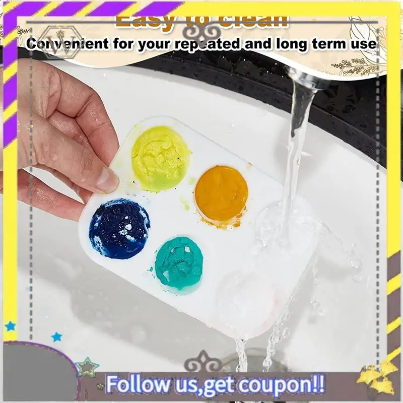 New 100 Pcs Plastic Paint Palette 6 Well Watercolor Palette Rectangular Paint For Kids Student Adult DIY Craft Art Painting
New 100 Pcs Plastic Paint Palette 6 Well Watercolor Palette Rectangular Paint For Kids Student Adult DIY Craft Art Painting