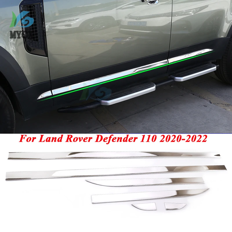6pcs Car Door Side Skirt Long Strip Stickers Trims For Land Rover Defender 110 2020 2021 2022 Auto Body Decoration Accessories
6pcs Car Door Side Skirt Long Strip Stickers Trims For Land Rover Defender 110 2020 2021 2022 Auto Body Decoration Accessories