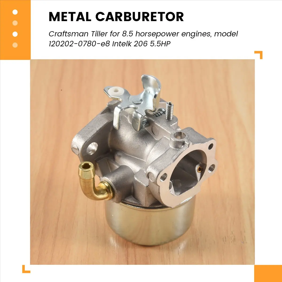 #59E Tools & Building Supplies,Carburetor Compatible with for Briggs & Stratton Intek 206 214731 Carb (silver)
#59E Tools & Building Supplies,Carburetor Compatible with for Briggs & Stratton Intek 206 214731 Carb (silver)