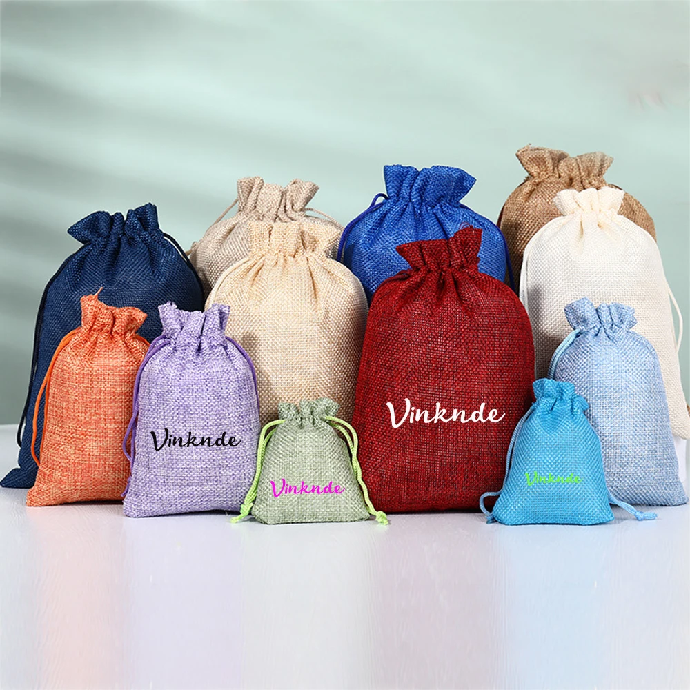 Natural Linen Gift Drawstring Bags 100Pack Custom Logo Jute Muslin Dust Sacks for Jewelry Candy Packaging Wedding Bridal Favors
Natural Linen Gift Drawstring Bags 100Pack Custom Logo Jute Muslin Dust Sacks for Jewelry Candy Packaging Wedding Bridal Favors