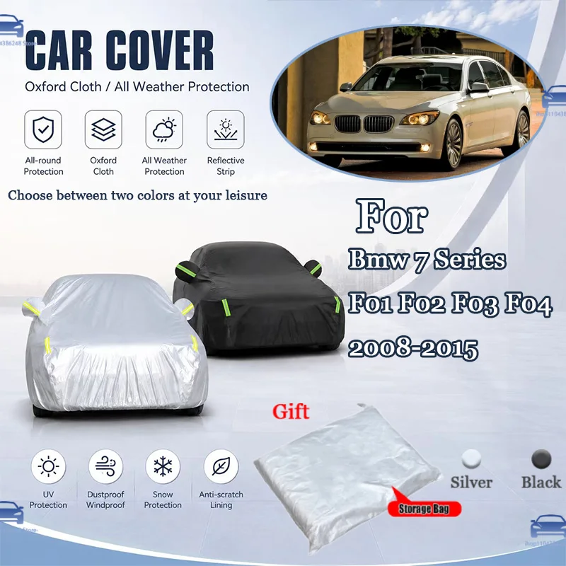 For Bmw 7 Series F01 F02 F03 F04 All Weather Oxford Car Cover Uv Snow Dustproof Reflective Strip Outdoor Protection
For Bmw 7 Series F01 F02 F03 F04 All Weather Oxford Car Cover Uv Snow Dustproof Reflective Strip Outdoor Protection