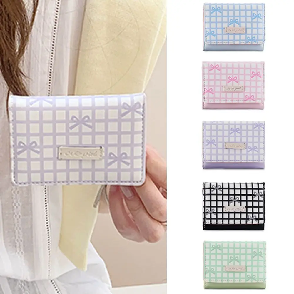 PU Leather Women's Wallets Bowknot Stripe Large Capacity Coin Purse Waterproof Three Fold Credit Card Holder for Women Girls
PU Leather Women's Wallets Bowknot Stripe Large Capacity Coin Purse Waterproof Three Fold Credit Card Holder for Women Girls