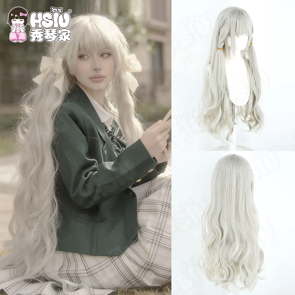 Cosplay Wig Fiber synthetic wig「HSIU」90Cm silver gray long Wig+Wig cap GAME Blue Archive Sakurai Miyo cosplay
Cosplay Wig Fiber synthetic wig「HSIU」90Cm silver gray long Wig+Wig cap GAME Blue Archive Sakurai Miyo cosplay