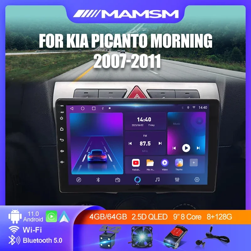 Android 13 Auto Radio For Kia Morning Picanto 2007 - 2011 Car Multimedia Video Player Navigation 4G DSP Carplay 2 Din Head Unit
Android 13 Auto Radio For Kia Morning Picanto 2007 - 2011 Car Multimedia Video Player Navigation 4G DSP Carplay 2 Din Head Unit