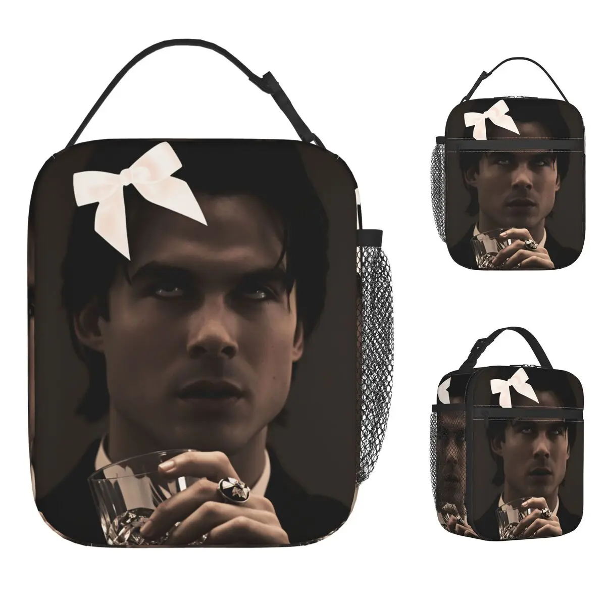 Damon Salvatore The Vampire Diaries Lunch Bag For Women Print Lunch Box Picnic Cooler Bag Portable Oxford Thermal Tote Handbags
Damon Salvatore The Vampire Diaries Lunch Bag For Women Print Lunch Box Picnic Cooler Bag Portable Oxford Thermal Tote Handbags