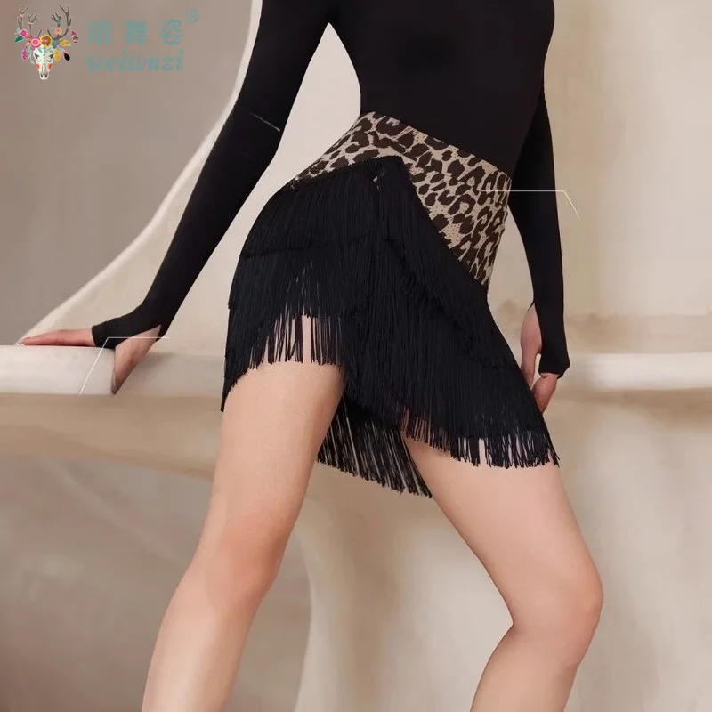 Latin Dance Dress Women Professional Leopard Print Tassels Skirt Female Samba Dance Clothes Rumba Practice Costumes for Women
Latin Dance Dress Women Professional Leopard Print Tassels Skirt Female Samba Dance Clothes Rumba Practice Costumes for Women